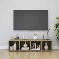 TV Cabinets 4 pcs Sonoma Oak 37x35x37 cm Engineered Wood