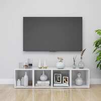  TV Cabinets 4 pcs High Gloss White 37x35x37 cm Engineered Wood