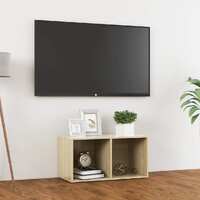  TV Cabinet Sonoma Oak 72x35x36.5 cm Engineered Wood