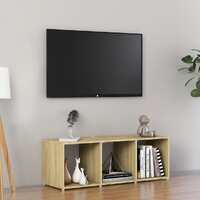  TV Cabinet Sonoma Oak 107x35x37 cm Engineered Wood