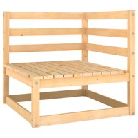  Garden Corner Sofa Solid Pinewood