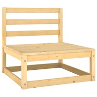  Garden Middle Sofa Solid Pinewood