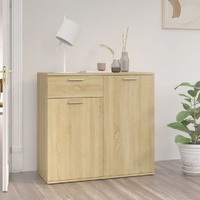  Sideboard Sonoma Oak 80x36x75 cm Engineered Wood