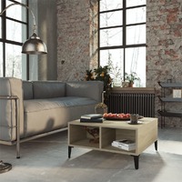  Coffee Table Sonoma Oak 60x60x30 cm Engineered Wood