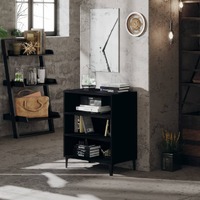  Sideboard Black 57x35x70 cm Engineered Wood