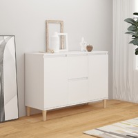  Sideboard White 101x35x70 cm Engineered Wood