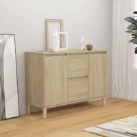 Sideboard Sonoma Oak 101x35x70 cm Engineered Wood