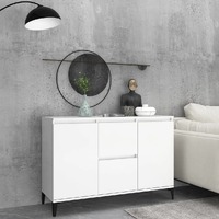  Sideboard White 104x35x70 cm Engineered Wood