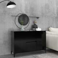  Sideboard Black 104x35x70 cm Engineered Wood
