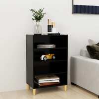  Sideboard Black 57x35x90 cm Engineered Wood