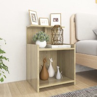  Bed Cabinets 2 pcs Sonoma Oak 40x35x60 cm Engineered Wood