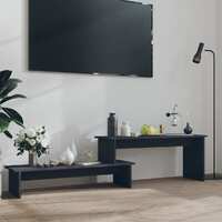  TV Cabinet Grey 180x30x43 cm Engineered Wood