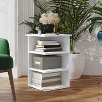  Side Cabinet White 35x35x55 cm Engineered Wood