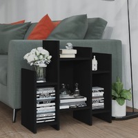  Side Cabinet Black 60x26x60 cm Engineered Wood