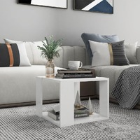  Coffee Table White 40x40x30 cm Engineered Wood