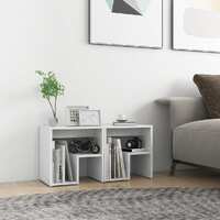  Bed Cabinets 2 pcs White 40x30x40 cm Engineered Wood