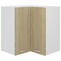  Hanging Corner Cabinet Sonoma Oak 57x57x60 cm Engineered Wood