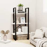  Storage Shelf White 60x30x105 cm Solid Pine Wood