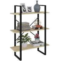  Book Cabinet Sonoma Oak 80x30x105 cm Engineered Wood