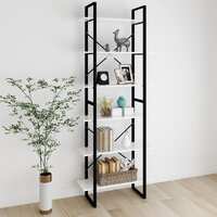  High Cabinet White 80x30x210 cm Engineered Wood