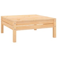  Garden Footstool Solid Pinewood