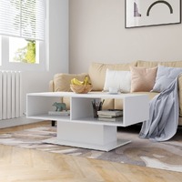  Coffee Table White 103.5x50x44.5 cm Engineered Wood