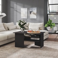  Coffee Table Grey 90x60x46.5 cm Engineered Wood