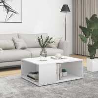  Coffee Table White 90x67x33 cm Engineered Wood