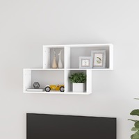  Wall Shelf White 100x18x53 cm Engineered Wood