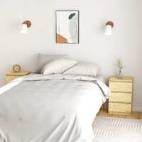  Bedside Cabinets 2 pcs 40x29.5x64 cm Solid Pine Wood
