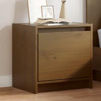  Bedside Cabinet Honey Brown 40x30.5x40 cm Solid Pinewood