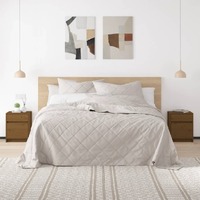  Bedside Cabinets 2 pcs Honey Brown 40x31x50 cm Solid Pinewood