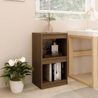  Book Cabinet Honey Brown 40x30x71.5 cm Solid Pinewood