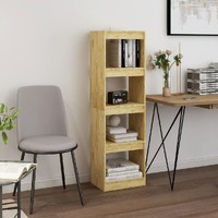  Book Cabinet Room Divider 40x30x135.5 cm Pinewood