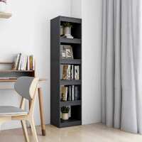 Book Cabinet/Room Divider Grey 40x30x167.5 cm Solid Pinewood