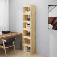  Book Cabinet/Room Divider 40x30x199 cm Solid Pinewood
