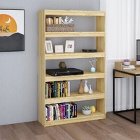  Book Cabinet/Room Divider 100x30x167.5 cm Solid Pinewood