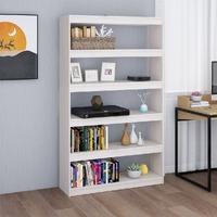  Book Cabinet/Room Divider White 100x30x167.5 cm Solid Pinewood