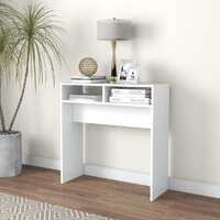  Console Table White 78x30x80 cm Engineered Wood