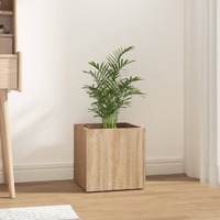  Planter Box Sonoma Oak 40x40x40 cm Engineered Wood
