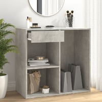  Cosmetic Cabinet Concrete Grey 80x40x75 cm Engineered Wood