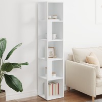  Corner Cabinet White 33x33x164.5 cm Engineered Wood