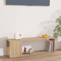  TV Cabinet Sonoma Oak 100x24x32 cm Engineered Wood