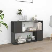  Book Cabinet Grey 100x24x63 cm Engineered Wood