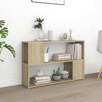  Book Cabinet Sonoma Oak 100x24x63 cm Engineered Wood