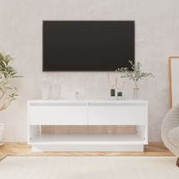  TV Cabinet White 102x41x44 cm Engineered Wood