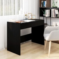  Desk Black 101x50x76.5 cm Engineered Wood