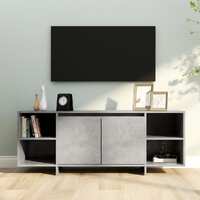  TV Cabinet Concrete Grey 130x35x50 cm Engineered Wood
