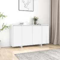  Sideboard White 135x41x75 cm Engineered Wood