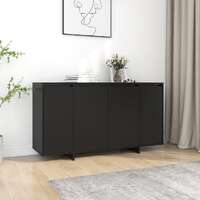  Sideboard Black 135x41x75 cm Engineered Wood